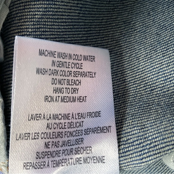 California Moonrise Double Frayed Hem Flare Jeans Size 29 - Picture 9 of 9